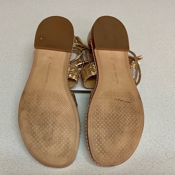 MICHAEL Michael Kors Shoes | Michael Kors Monterey Gladiator Sandals Size 7 Guc | Poshmark